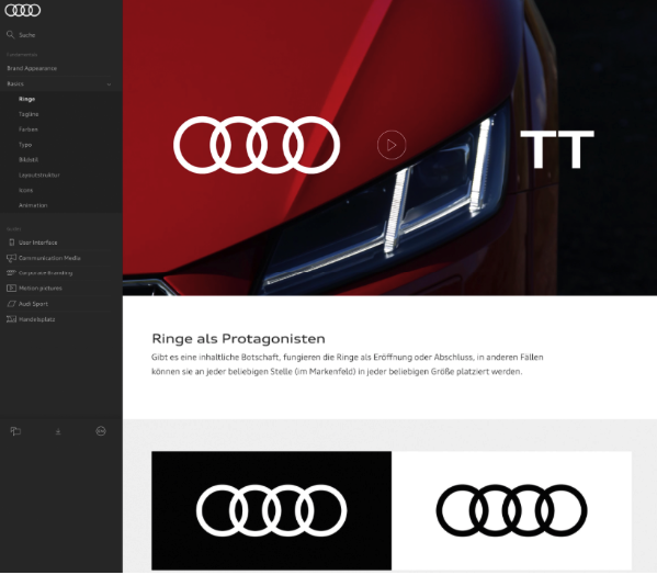 Audi branding