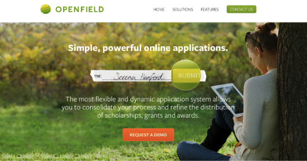 to organise scholarship with openfield