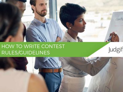 how to write contest rules/guidelines