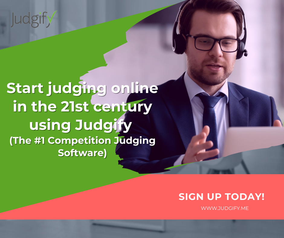 Start judging online in the 21st century using Judgify (The #1 Competition Judging Software)
