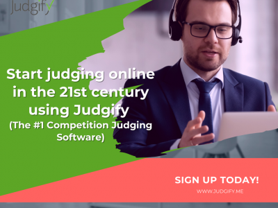Start judging online in the 21st century using Judgify (The #1 Competition Judging Software)